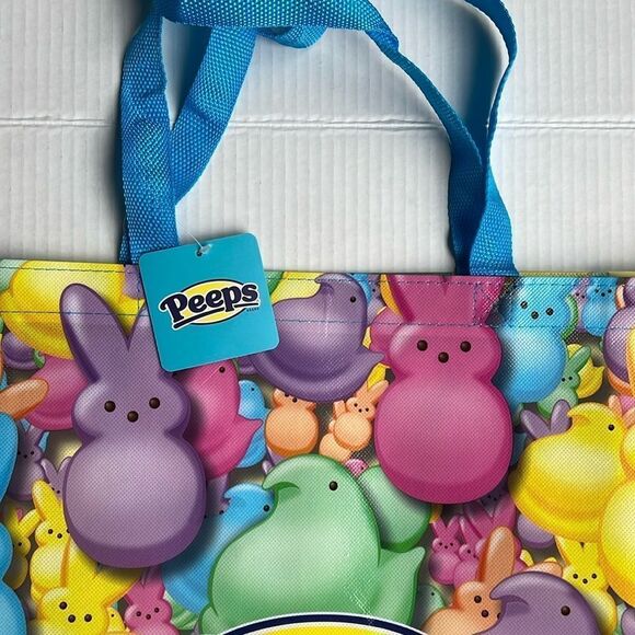 Peeps Multicolor Large Shopping Tote Bag - Picture 10 of 13